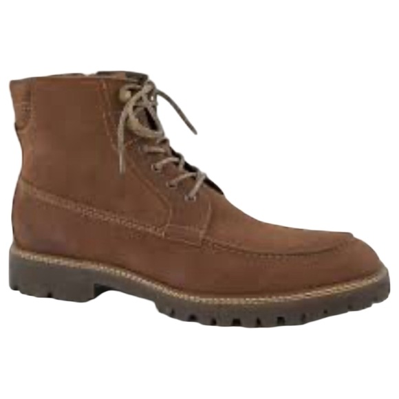 NWOB $165 MSRP Flag LTD. Men’s Marsen Moc Toe Leather Boots – Mahogany – Size 13 - Picture 7 of 7